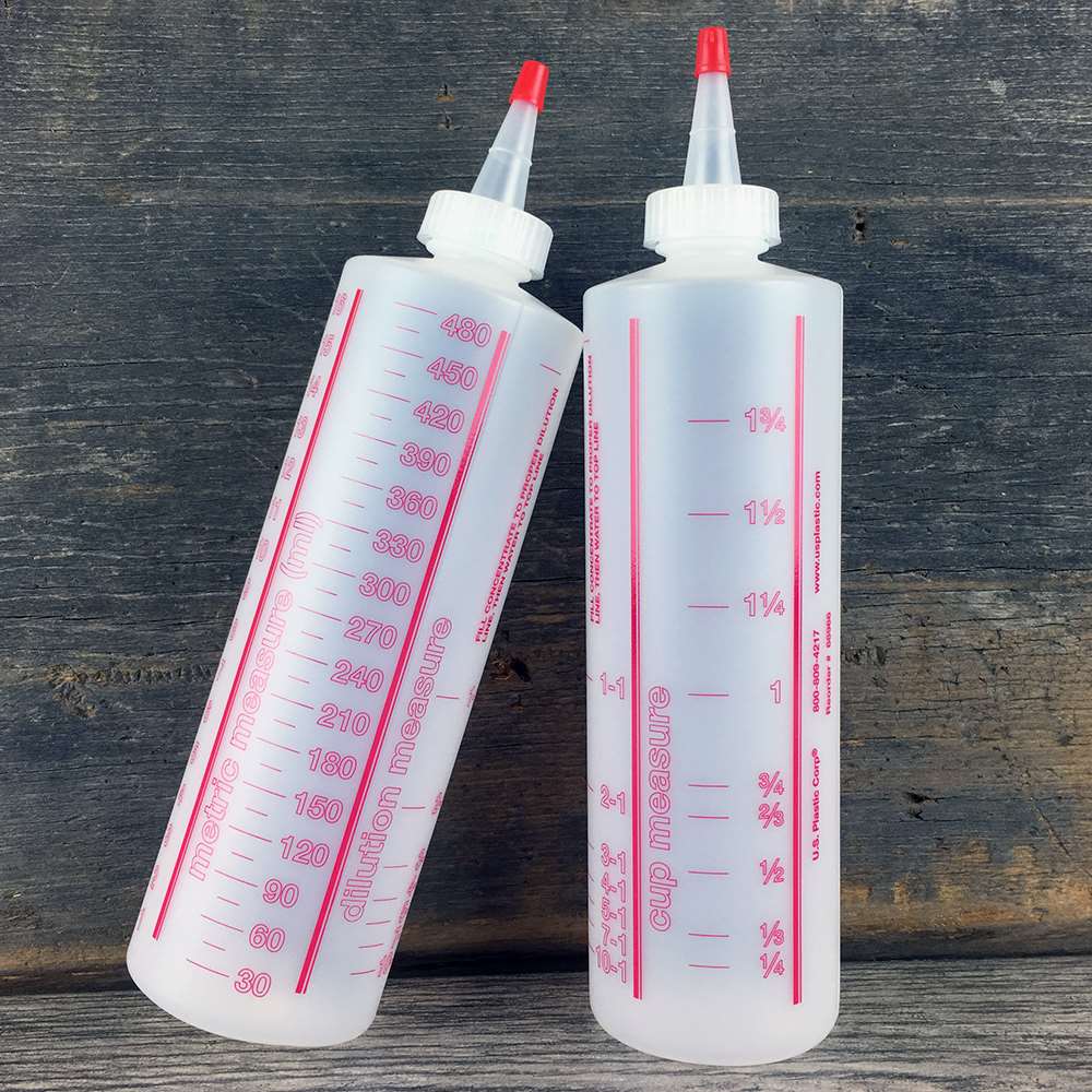 Reusable Squeeze Bottle for Apple Cider Vinegar Hair Rinse Chagrin Valley Soap & Salve Company
