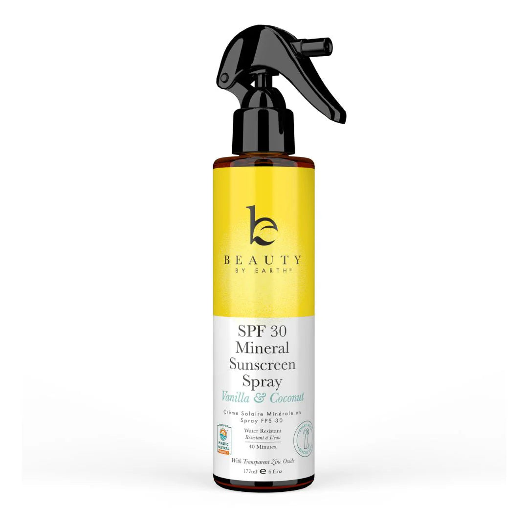 Mineral Sunscreen Spray SPF 30, Vanilla and Coconut Beauty by Earth