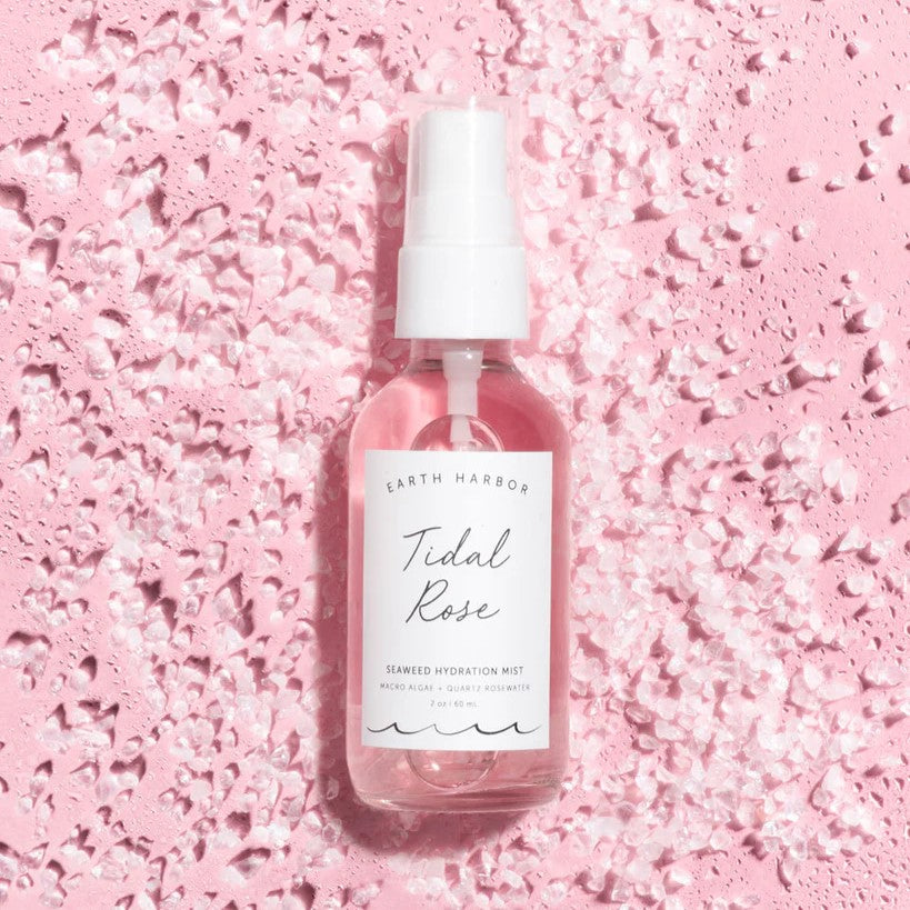 Tidal Rose, Hydration Mist: Rose Water + Rose Quartz Earth Harbor
