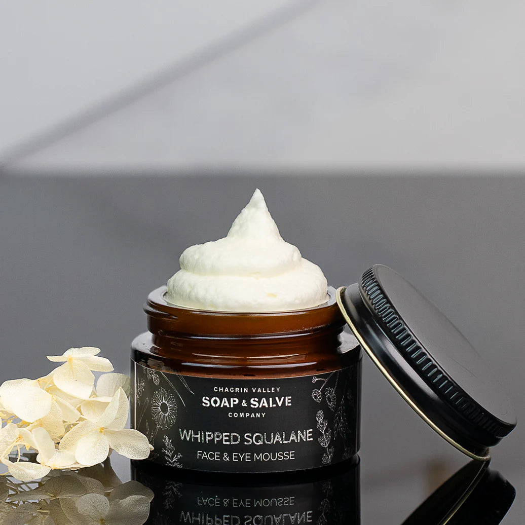 Whipped Squalane, Face & Eye Moisturizing Mousse Chagrin Valley Soap & Salve Company