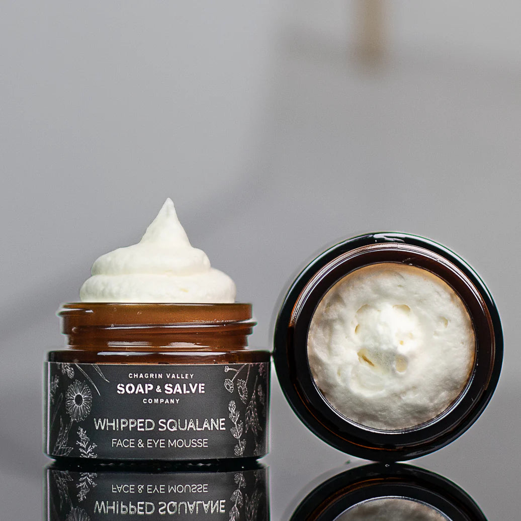 Whipped Squalane, Face & Eye Moisturizing Mousse Chagrin Valley Soap & Salve Company